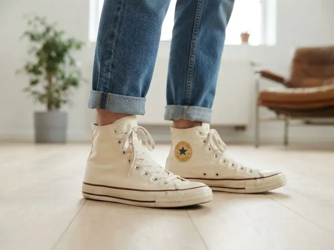 Tênis Converse All Star Cano Alto Original Branco - Tam. 36