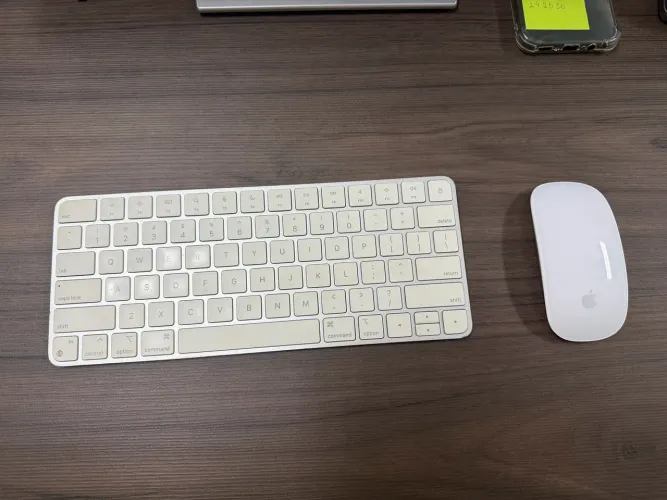 Kit Apple Magic Mouse USB-C A3204 + Magic Keyboard A2450 Original