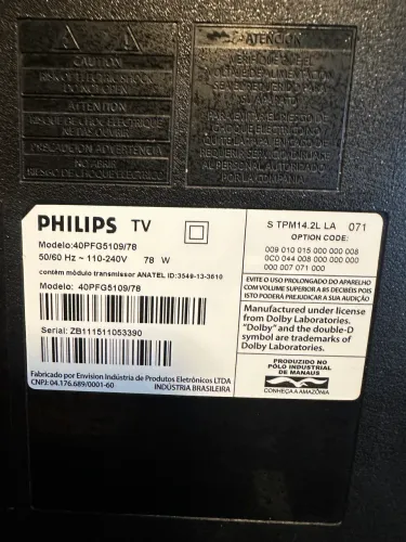 TV PHILIPS 40 smart