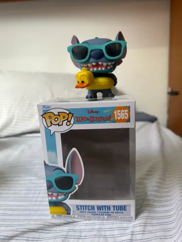 Funko Pop Stitch With Tube #1565 Original Disney - Completo com Caixa - R$100