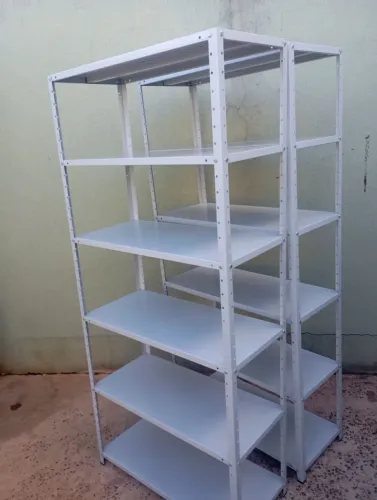 2 prateleiras de 6 bandejas 40cm de profundidade