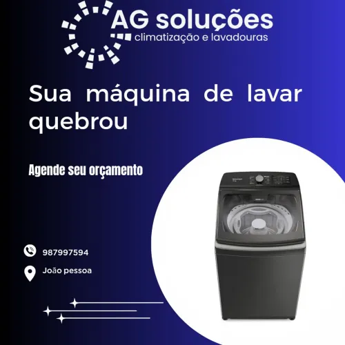 Conserto de máquina de lavar roupa e lava e seca