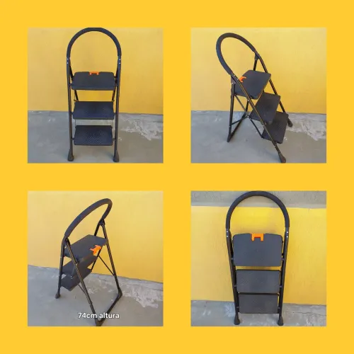 Escada dobrável 3 degraus