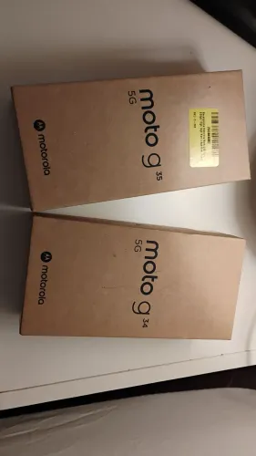 Caixa original de moto g 34 e moto g35
