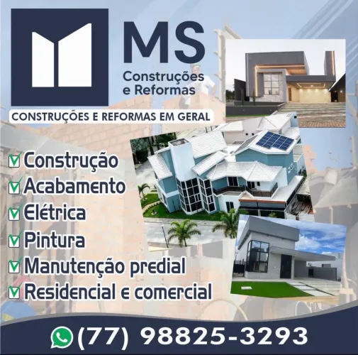 Construções e Reformas em geral 