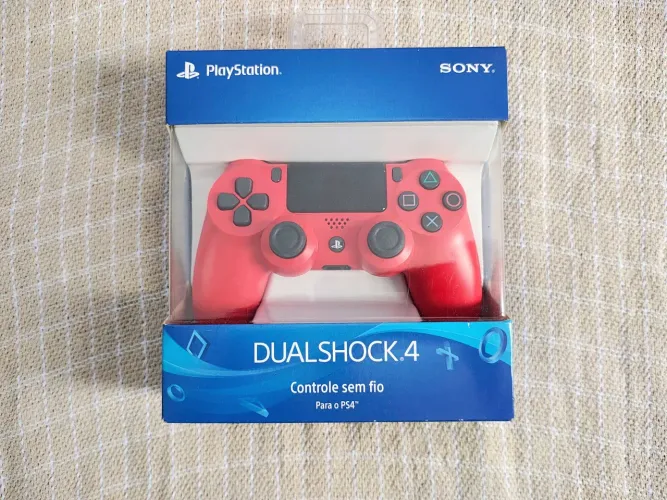 Dualshock 4 Vermelho Magma Original Lacrado
