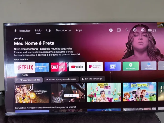 TV smart TCL Android 42 polegadas