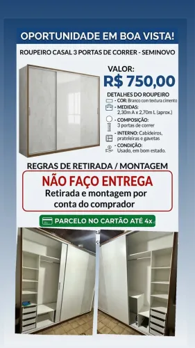 Roupeiro casal