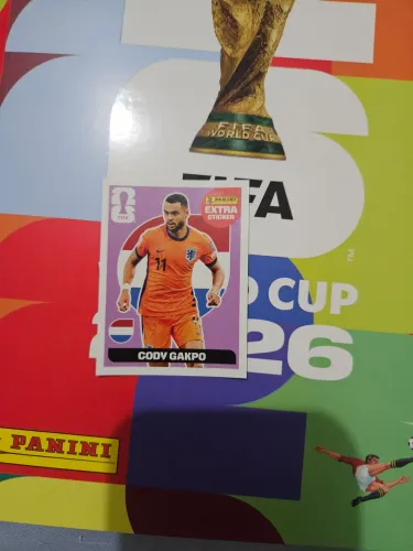 Cody Gakpo extra sticker lilás