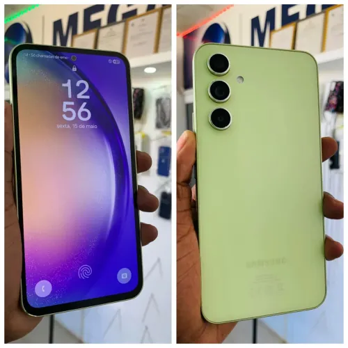 Novo pouco tempo de uso A54 128gb barato de mais,chama