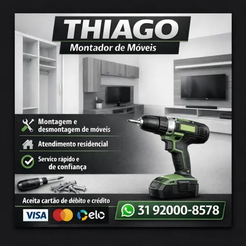 Montador de móveis 31 9 2000 8578
