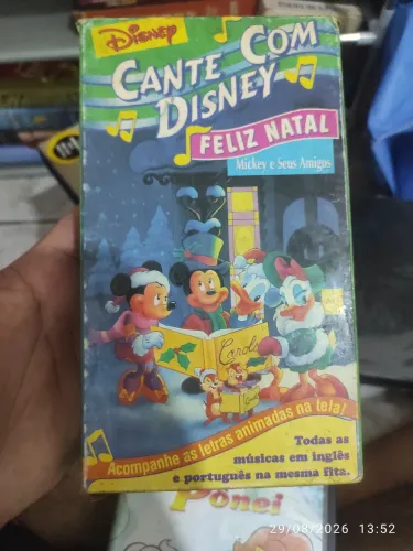 VHS Cante com a Disney (especial de Natal)