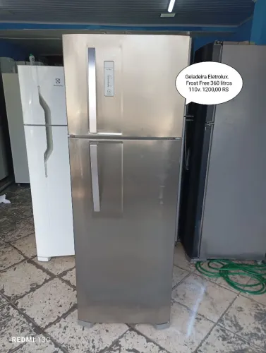 Geladeira Eletrolux inox semi nova entregamos