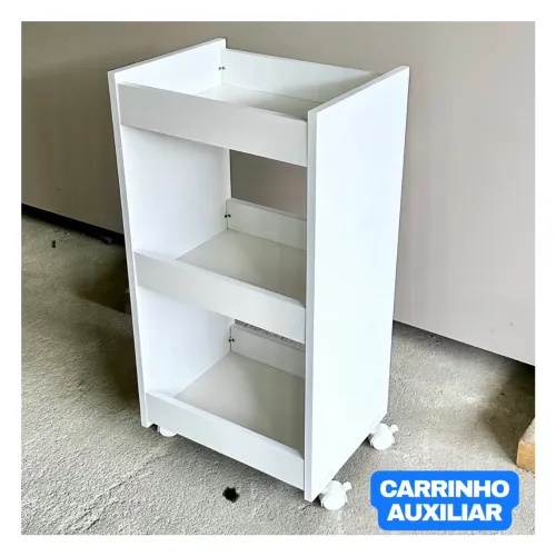 CARRINHO ORGANIZADOR MULTIUSO DE MDF