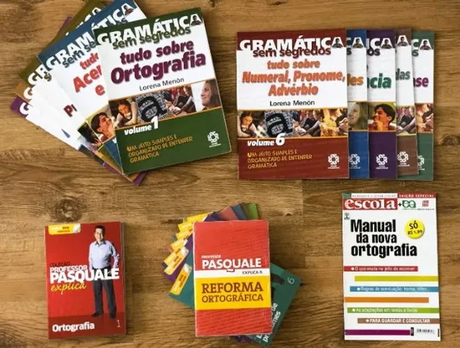 Coleção Professor Pasquale Explica + Coleção gramática sem segredos + Revista
