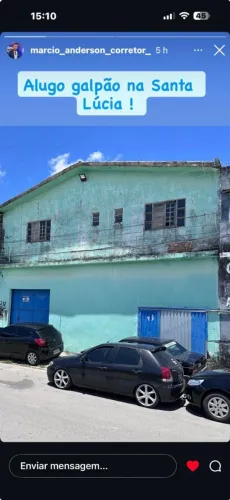 Alugo Galpão, salão na Sta Lúcia