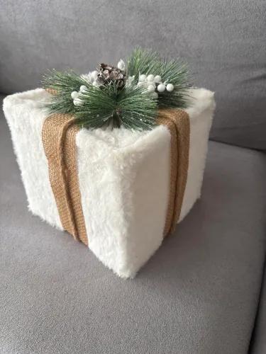 Caixa decorativa de natal 