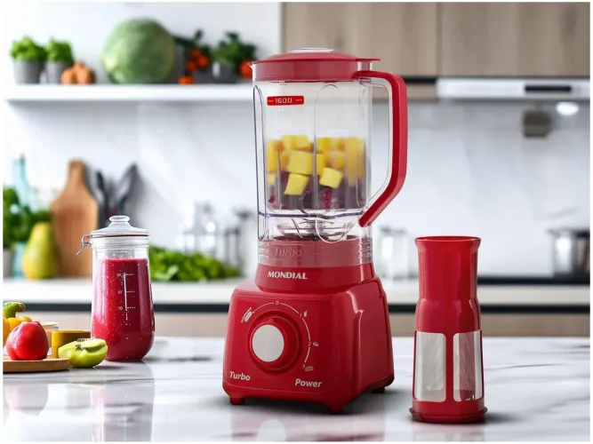 Liquidificador 3 velocidades 550W Turbo Power - L-99-FR - Mondial