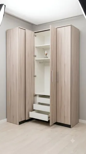 ROUPEIRO MDF CANTO 4 PORTAS