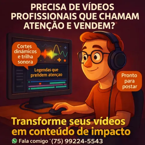 Edição de Vídeo Profissional para Redes Sociais