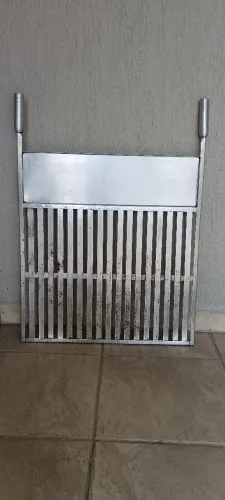 Grelha churrasqueira inox