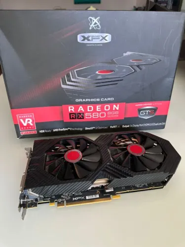 Placa de Vídeo Radeon RX 580 8Gb XFX