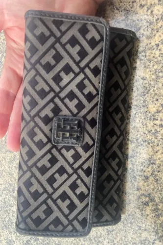 Carteira preta tommy Hilfiger