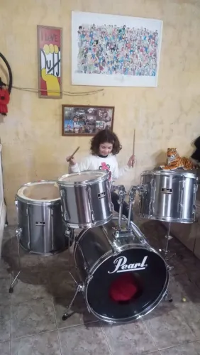 Bateria Pearl antiga