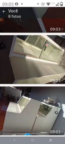 Vendo 2 estufas em MDF iluminadas( aceito trocas em geladeira , frizer. 