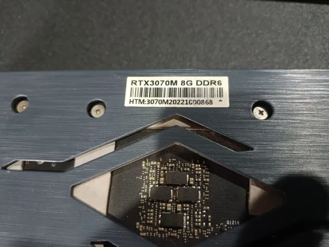 Placa de vídeo rtx 3070 m