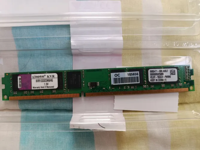Memória Desktop 4gb Ddr3 1333mhz Kingston Kvr1333d3n9/4g