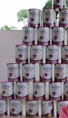 Latas vazias para lembrancinha