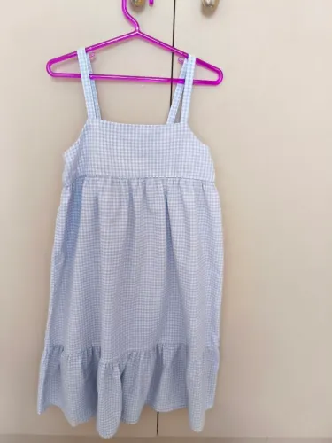 Vestido xadrez infantil