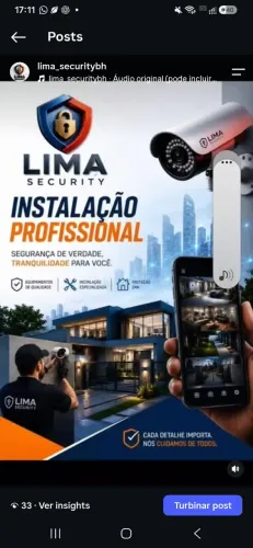 Instalação câmeras