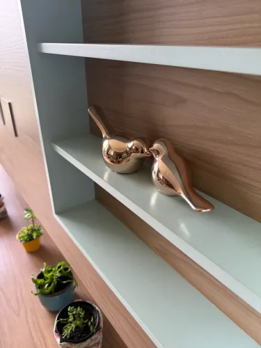 Passarinhos de porcelana para decoração