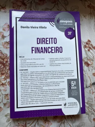 Livro Direito Financeiro, Danilo Vieira Vilela