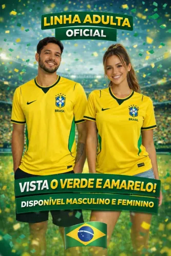 Blusa Brasil Modelo Oficial