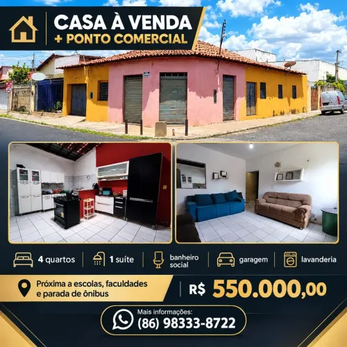 Vende-se casa com ponto comercial