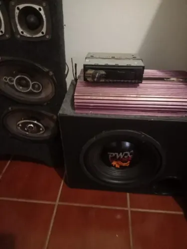 Auto falante e potência