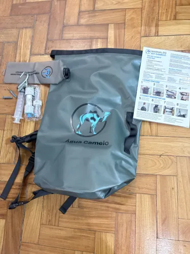 Mochila de hidratação kit Camelo