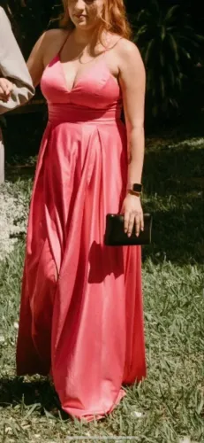 Vestido rosa pink casamento/formatura