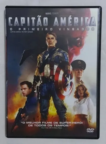 DVD MARVEL CAPITÃO AMÉRICA O PRIMEIRO VINGADOR + ÍMÃ BRINDE