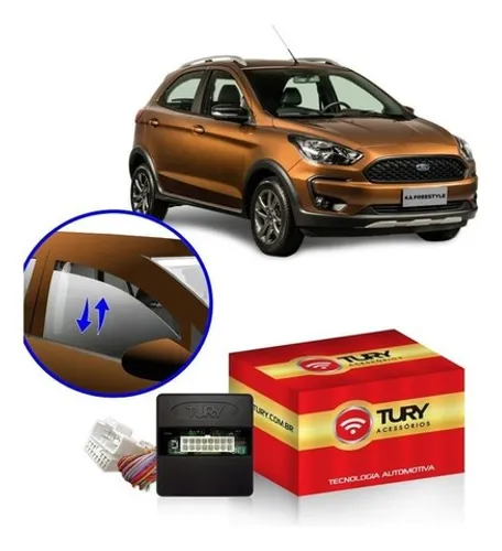 Modulo de vidro\antiesmagamento Ford Ka 2019 em diente
