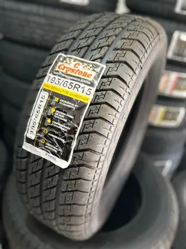 01 Pneus Crystone aro 195/65/15 Promoção 