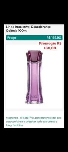 Linda o Boticário a pronta entrega 