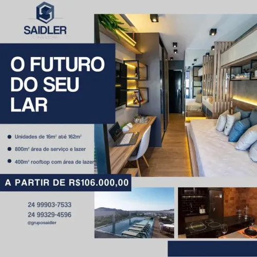 Apartamento, lançamento no centro da cidade de Três Rios RJ