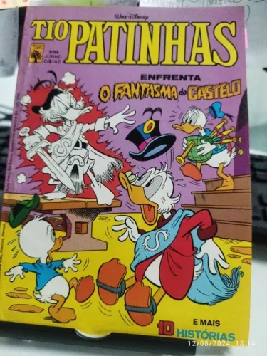 Tio Patinhas #204 Editora Abril. Junho de 1982..