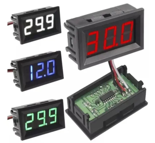 Voltímetro digital 12v a 30v (top)