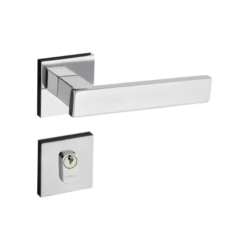 Fechadura externa retro Cromada 411-90E Marca Pado