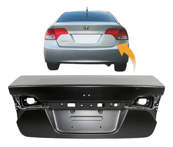 Tampa Traseira Honda New Civic 2007 2008 2009 2010 2011 Nova